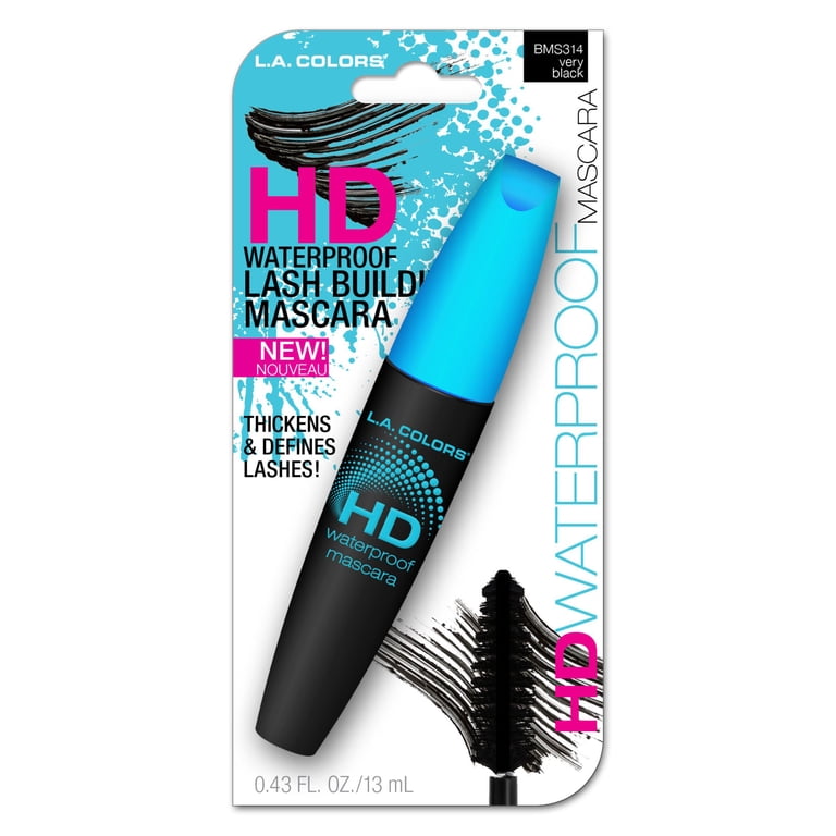 L.A. COLORS, HD Curve Defining Waterproof Mascara, 0.43 fl oz