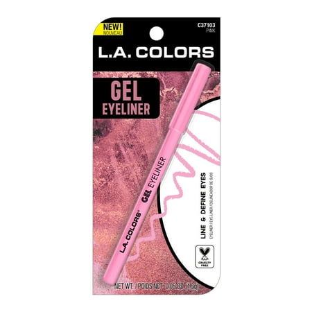 L.A. COLORS HalloQueens Gel Eyeliner, Pink, 0.05 fl oz