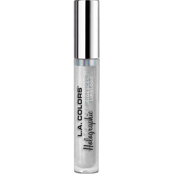 L.A. COLORS Moisturizing High Shine Holographic Shimmer Lip-gloss, Diamond, 0.14 fl oz