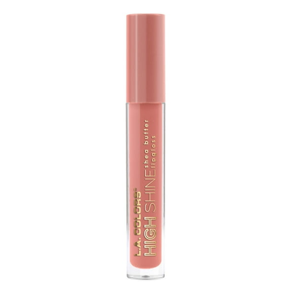 L.A. COLORS Moisturizing High Shine Shea Butter Non-Sticky Lipgloss, Sensual, 0.14 fl oz