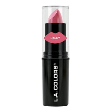 L.A. COLORS Hydrating & Ultra Shiny Satin Velvet Cream Lipstick, Dandy