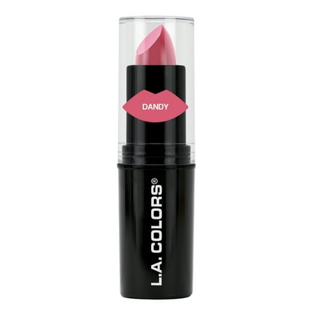 L.A. COLORS Long-Wearing Satin Finish Velvet Pout Chaser Lipstick,Dandy, 0.13 oz