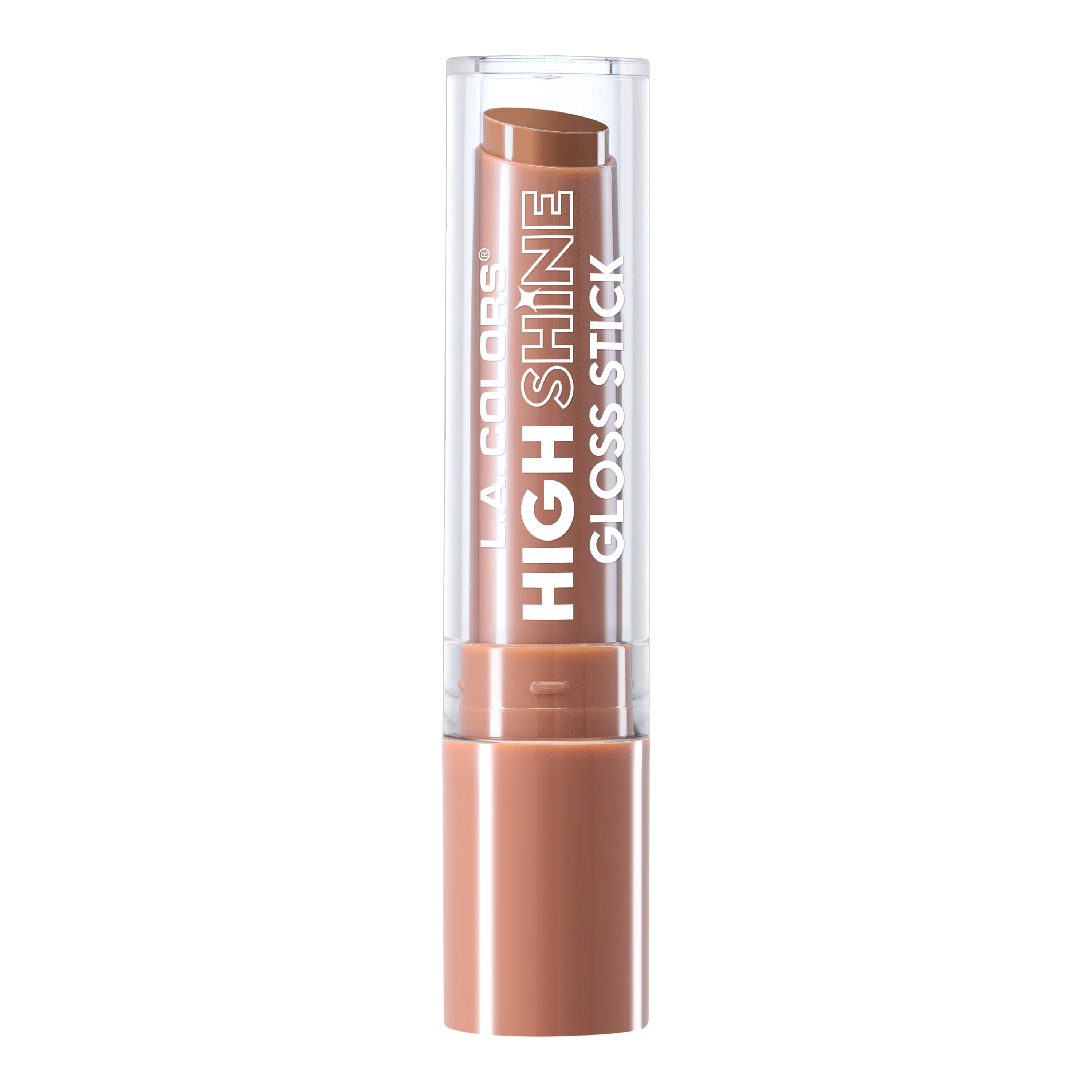 L.A. COLORS High Shine Hydrating Gloss Stick, Lip Balm with Sheer Color, Mood, 0.09 oz