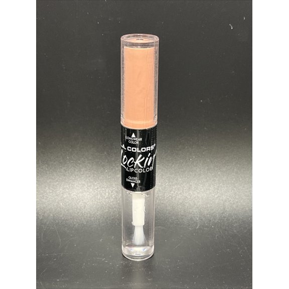 L.A COLORS Lockin' Lip Color & Gloss Enhancer, CLG361 Close Up, 0.16 Oz.