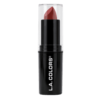 L.A. COLORS Long-Wearing Satin Finish Velvet Pout Chaser Lipstick, Edgy Rose