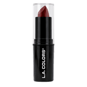 L.A. COLORS Long-Wearing Satin Finish Velvet Pout Chaser Lipstick, Marachino Cherry