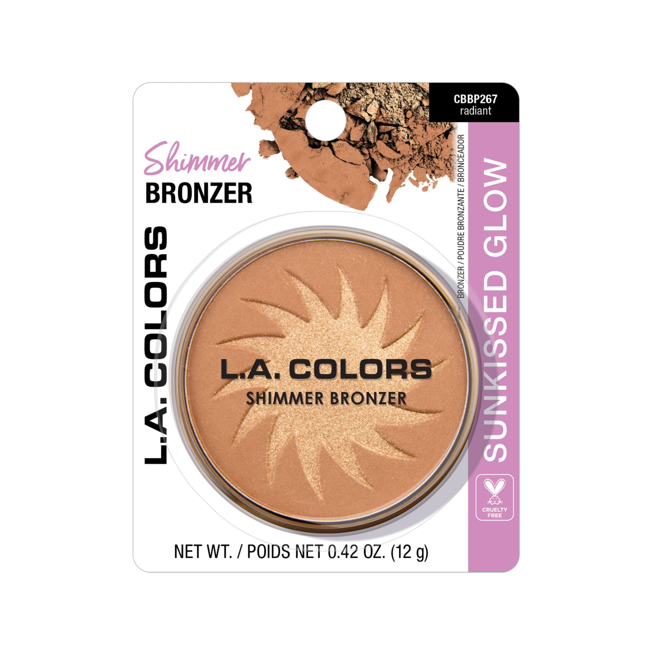 L.A. COLORS Sun-Kissed and Shimmer Bronzing Powder, 1 fl oz