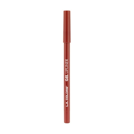 L.A. COLORS Long-lasting Smooth Creamy Matte Glide-on Gel Lipliner, Alluring, 0.05 oz