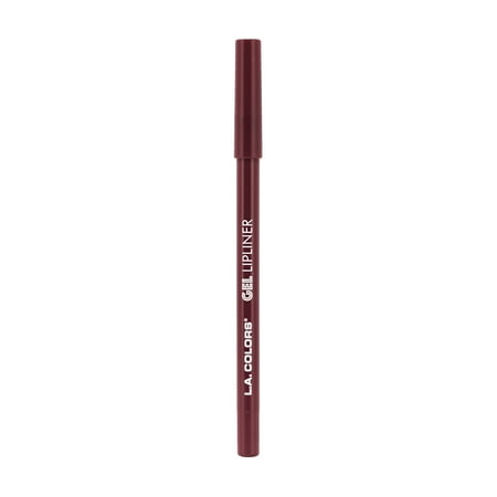 L.A. COLORS Long-lasting Smooth Creamy Matte Glide-on Gel Lipliner, Figgy, 0.05 oz