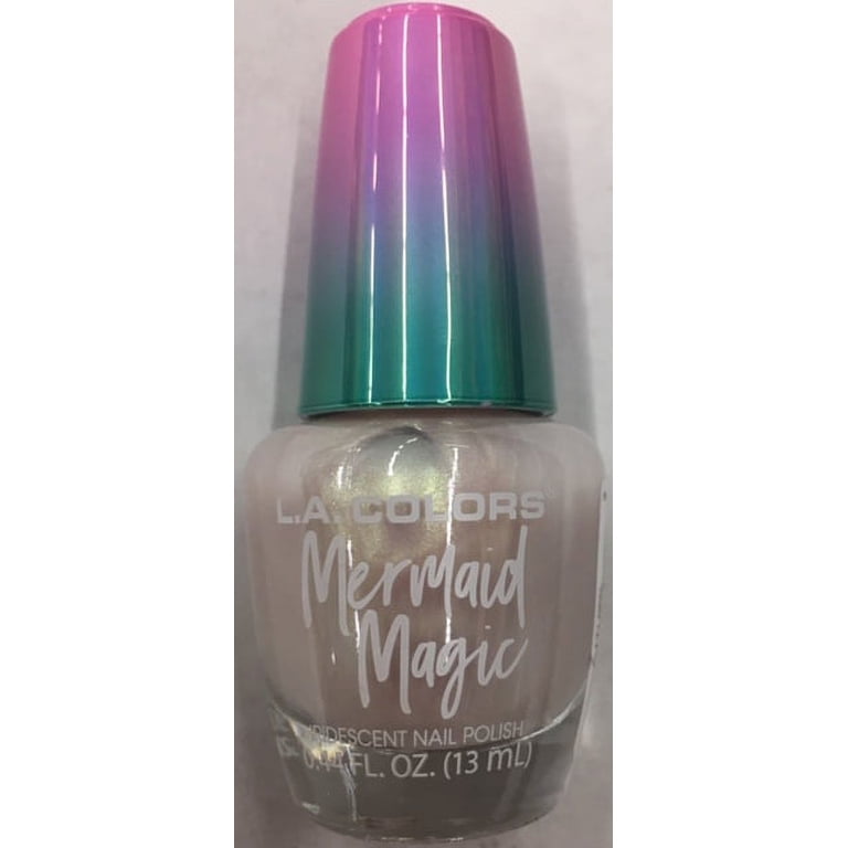L.A. COLORS Mermaid Magic Nail Polish, CNL71 Opal, 0.44 Fl. Oz