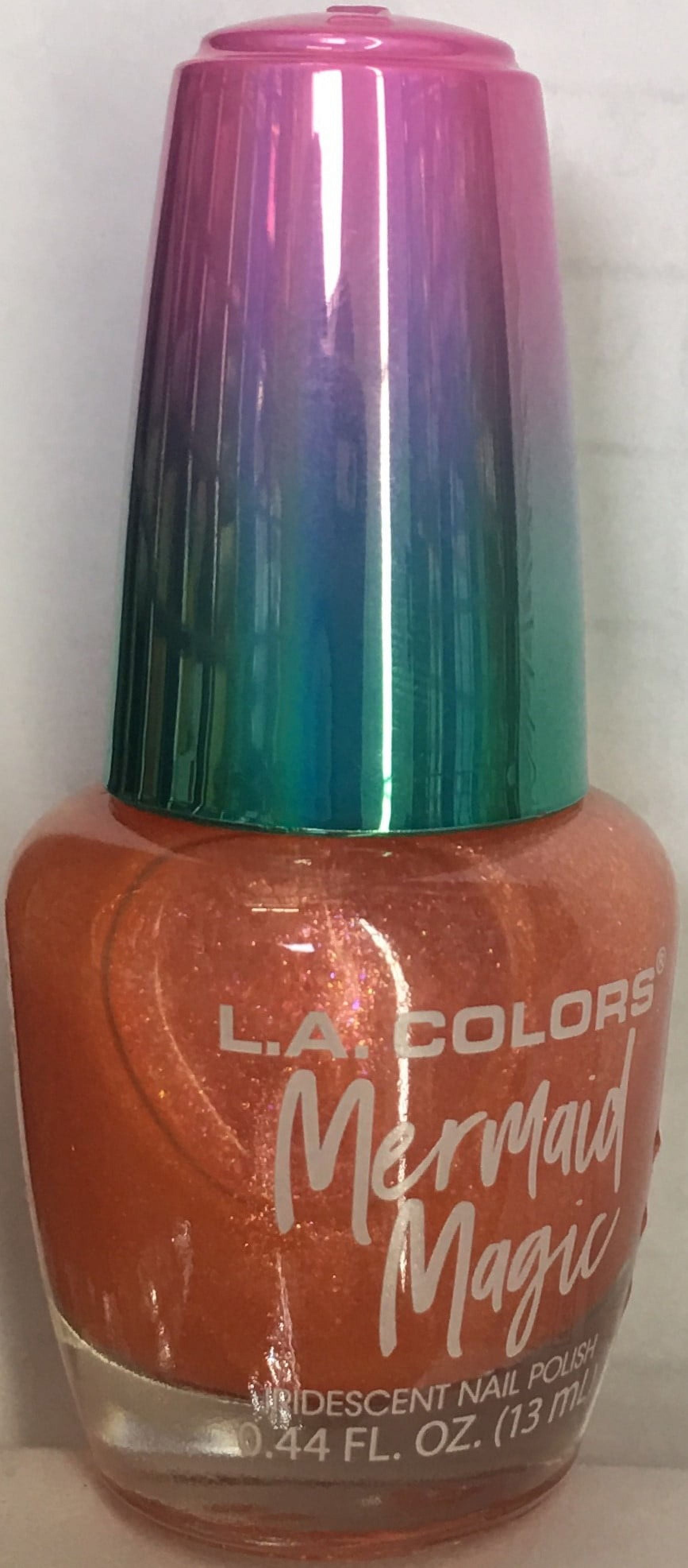 L.A. COLORS Mermaid Magic Nail Polish, CNL75 Coral Reef - Walmart.com
