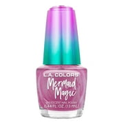 L.A. COLORS Mermaid Magic Nail Polish, Pink Pearl, 0.44 fl oz