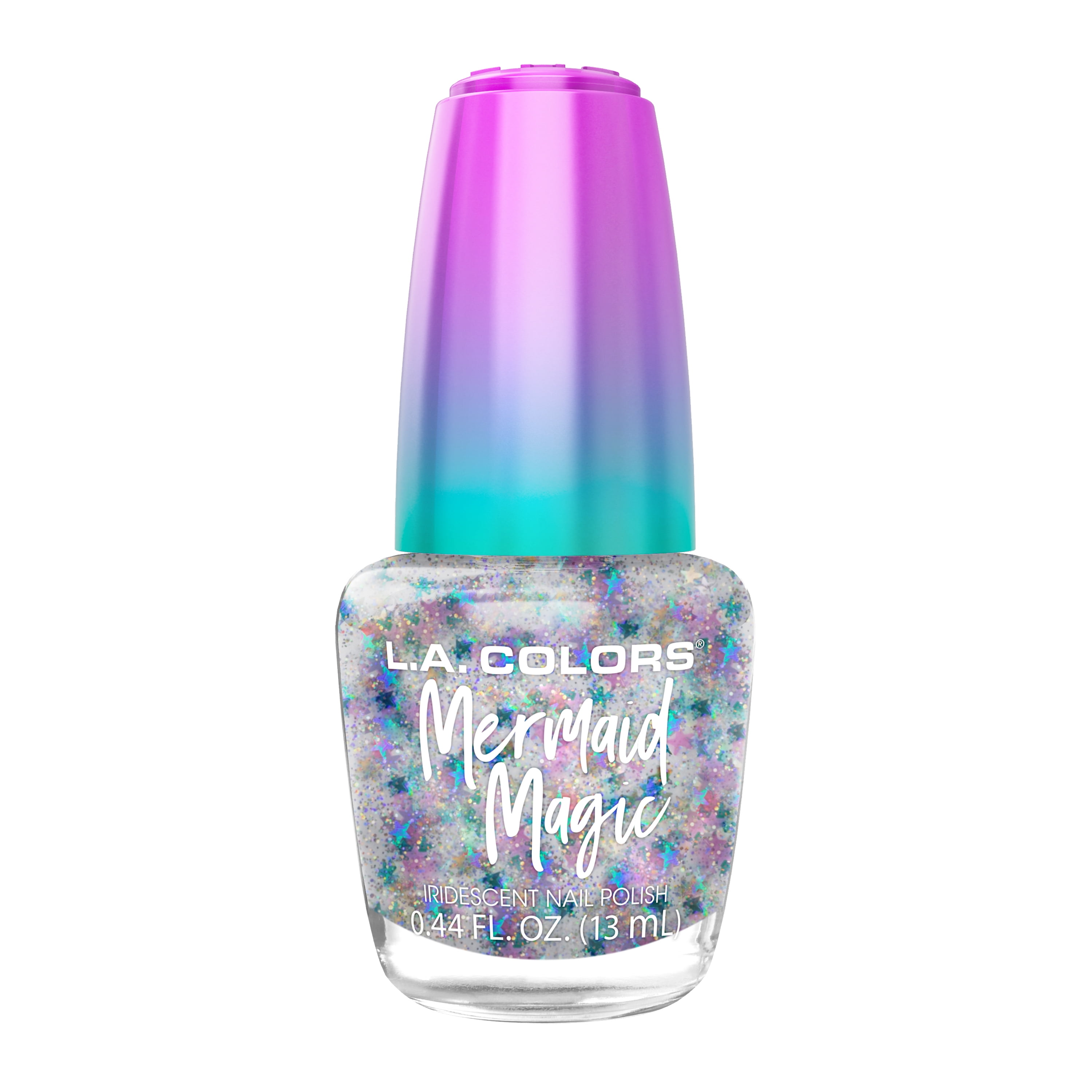 L.A. COLORS Mermaid Magic Fingernail Polish, Starfish Wish, Iridescent ...
