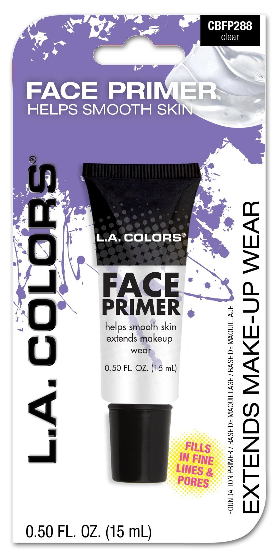 L.A. COLORS Minimizing Pore & Fine Lines Face Primer, Clear, 0.50 fl oz