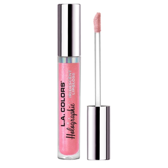 L.A. COLORS Moisturizing High Shine Holographic Shimmer Lip-gloss, Dream World, 0.14 fl oz