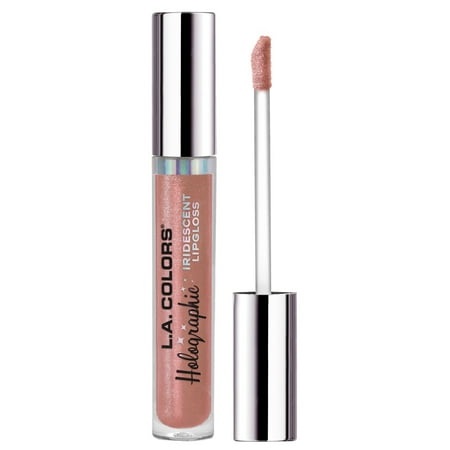 L.A. COLORS Moisturizing High Shine Holographic Shimmer Lip-gloss, Heavenly, 0.14 fl oz