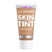 L.A. COLORS Natural Skin Tint Lightweight Hydrating Foundation, Caramel, 1 fl oz
