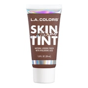 L.A. COLORS Natural Skin Tint Lightweight Hydrating Foundation, Ebony, 1 fl oz