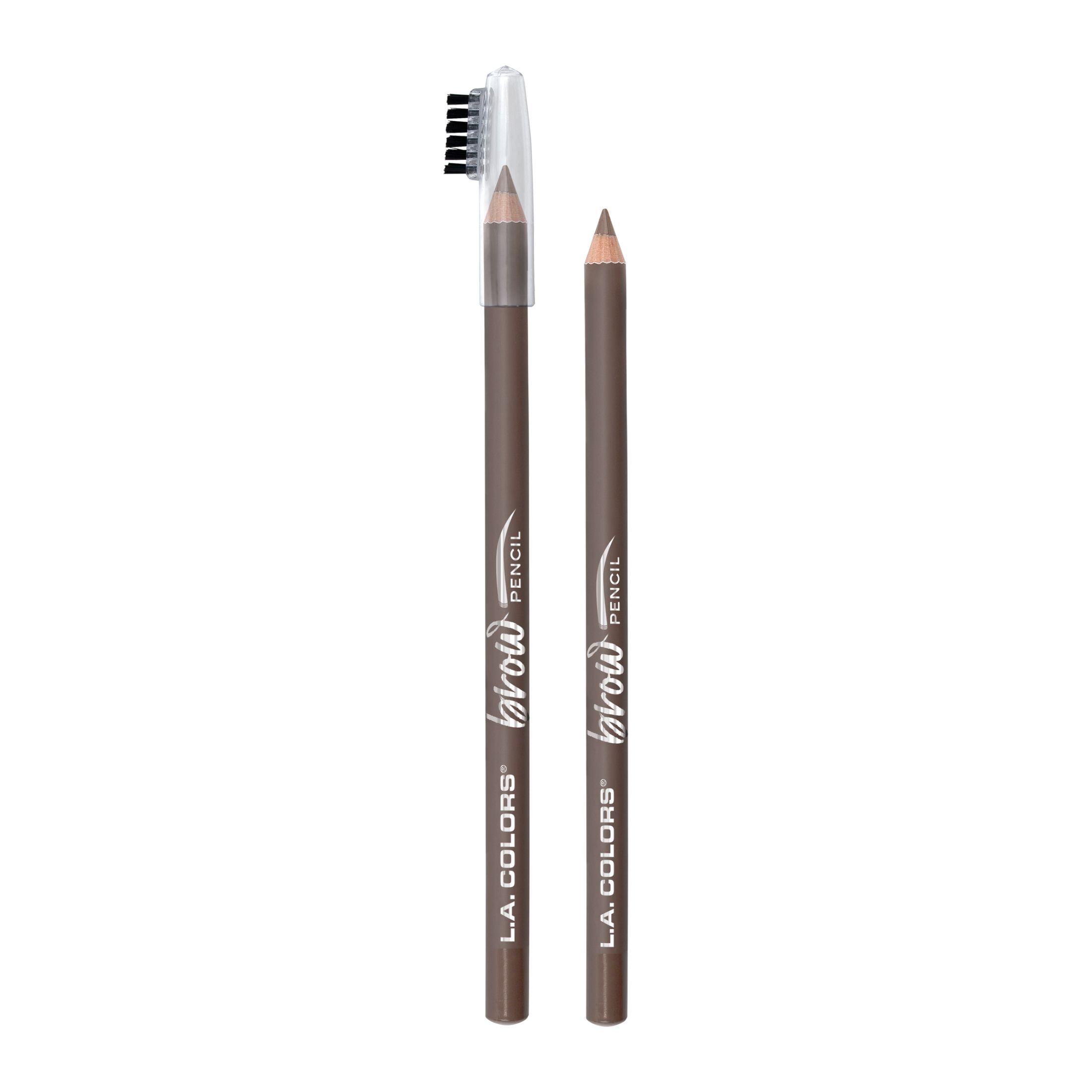 L.A. COLORS On Point Brow Pencil with Cap, Taupe, 0.06 fl oz