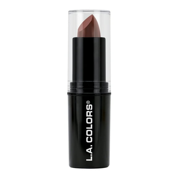 L.A. COLORS Long-Wearing Satin Finish Velvet Pout Chaser Lipstick, Doll Face, 0.13 oz
