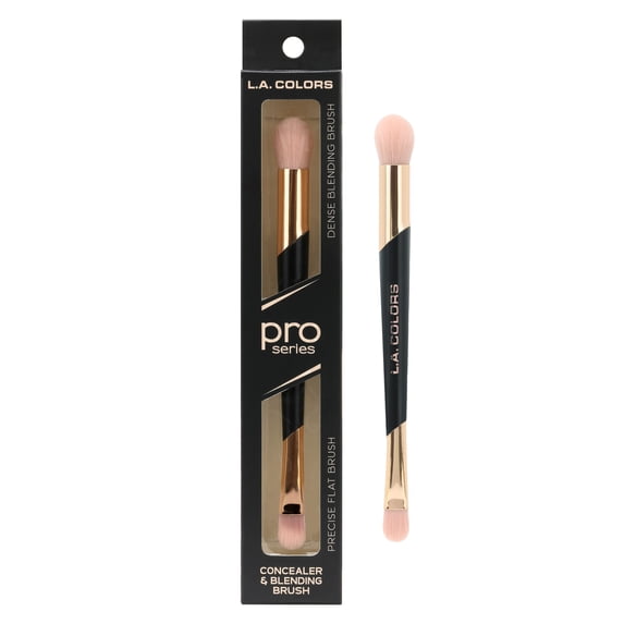 L.A. COLORS Pro Series Duo Concealer & Blending Brush, 1 piece