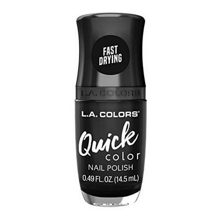 L.A. COLORS Quick Color Fast Drying Polish, Fury, 0.49 fl oz