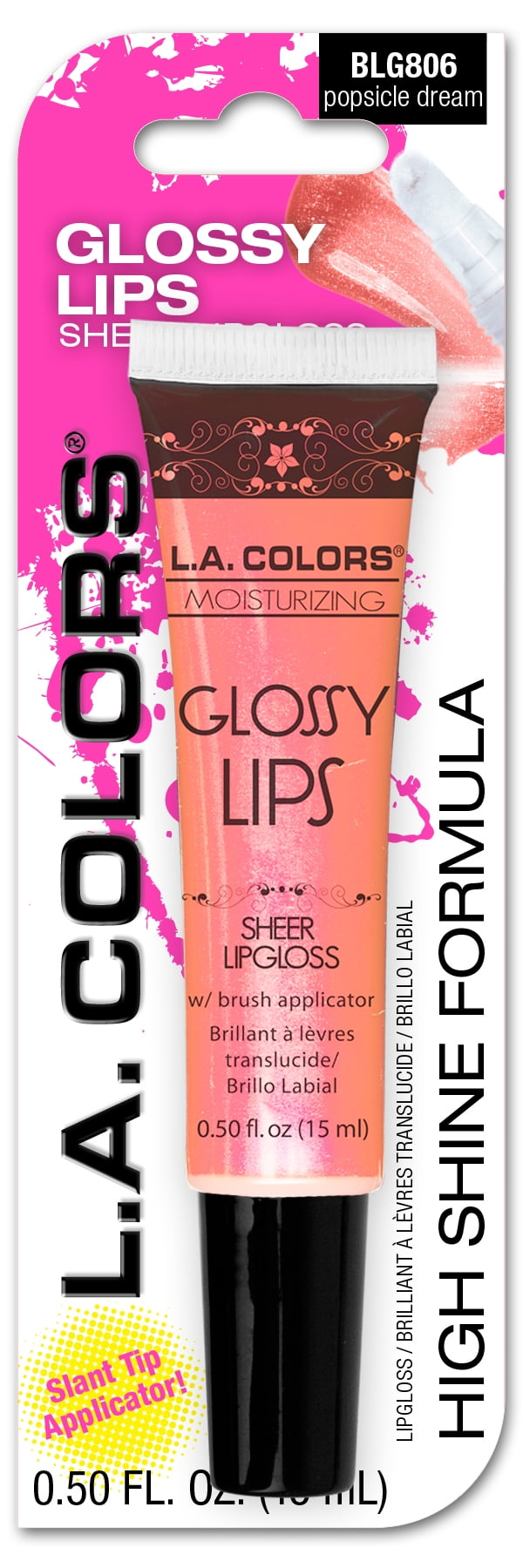 la colors plump gloss- call me (c68087)