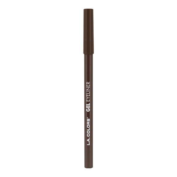 L.A. COLORS Smudge & Transfer proof Smooth Glide-on Gel Eyeliner, Brown, 0.05 oz