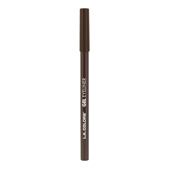 L.A. COLORS Smudge & Transfer proof Smooth Glide-on Gel Eyeliner, Brown, 0.05 oz