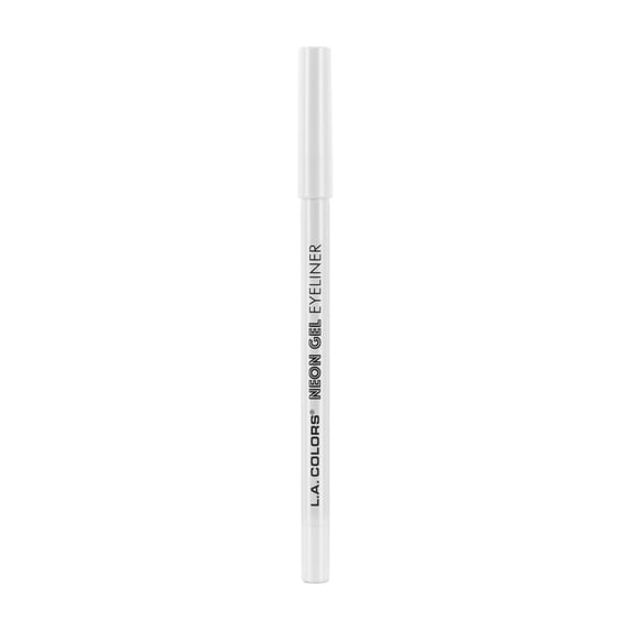 L.A. COLORS Smudge & Transfer proof Smooth Glide-on Gel Eyeliner, Flash White, 0.05 oz