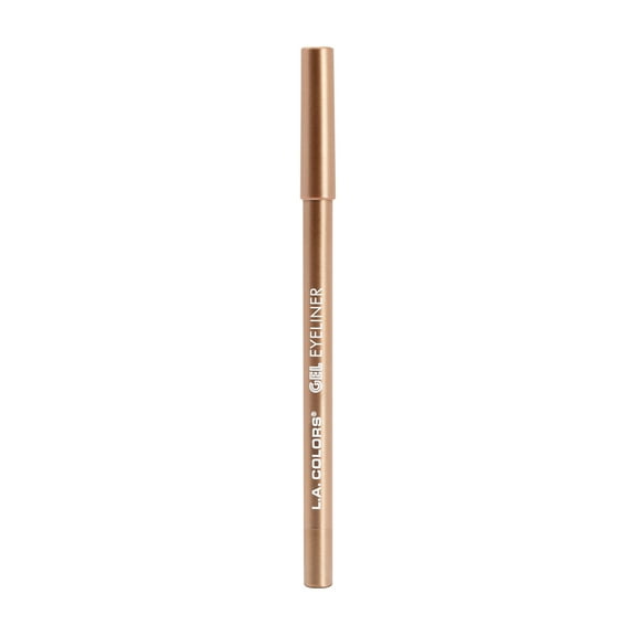 L.A. COLORS Smudge & Transfer proof Smooth Glide-on Gel Eyeliner, Rose Gold Shimmer, Rose Gold