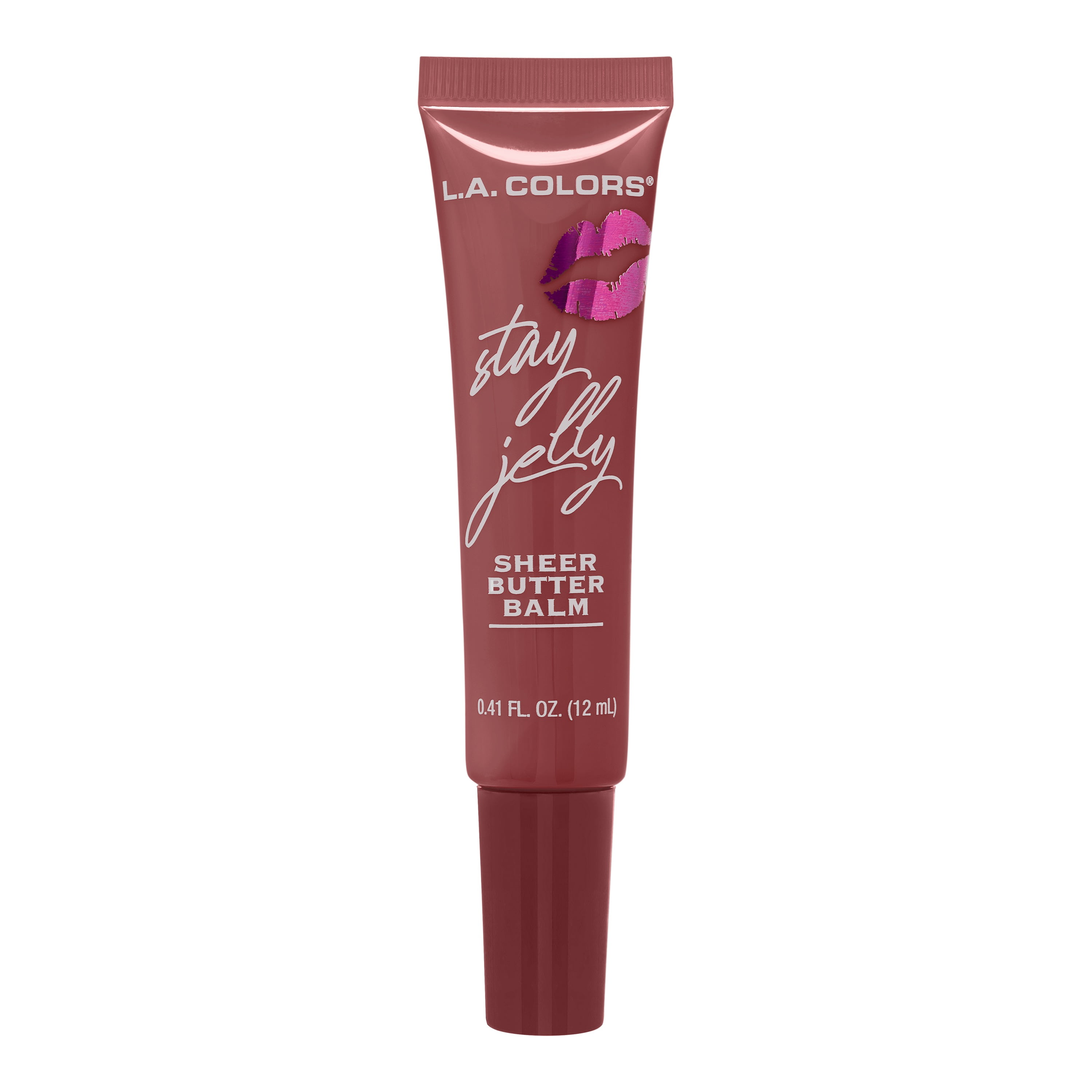 L.A. COLORS Stay Jelly Sheer Butter Balm, Obsession, 0.41 fl oz