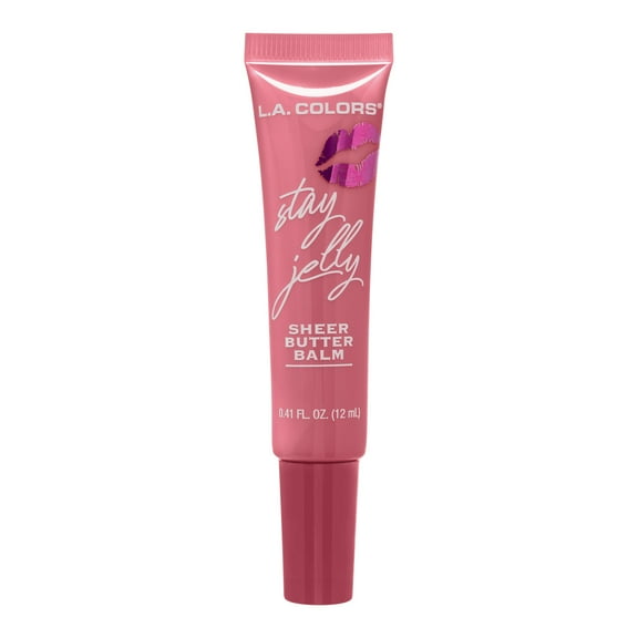 L.A. COLORS Stay Jelly Sheer Butter Balm, Smiles, 0.41 fl oz