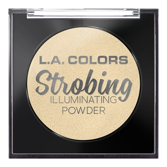 L.A. COLORS Strobing Illuminating Powder, Gleaming Goddess LCSP253, 0.16 Oz.