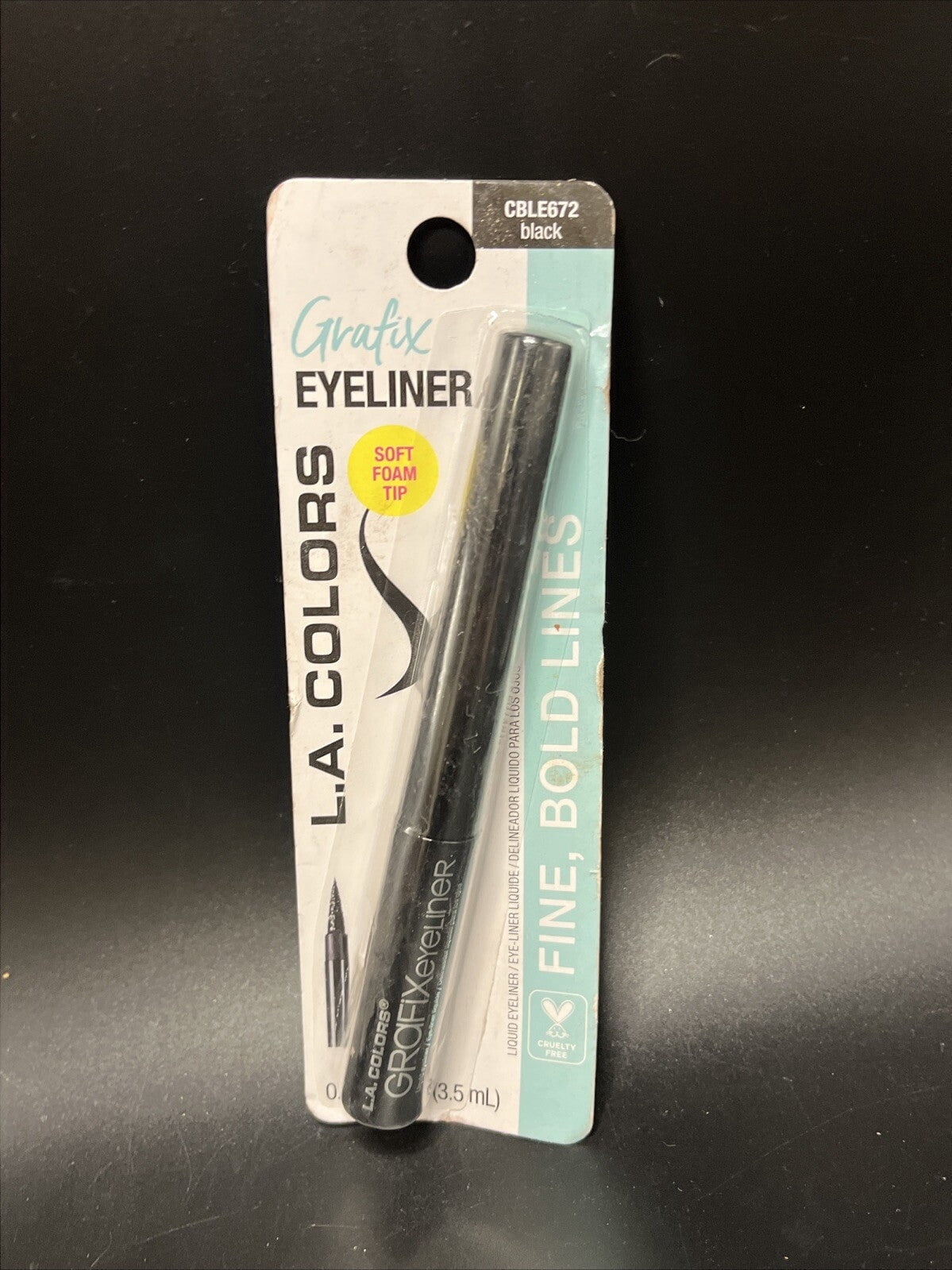L.A. COLORS Ultra-Stay Grafix Eyeliner, Black, 0.12 fl oz - Walmart.com