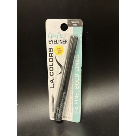 L.A. COLORS Ultra-Stay Grafix Eyeliner, Black, 0.12 fl oz