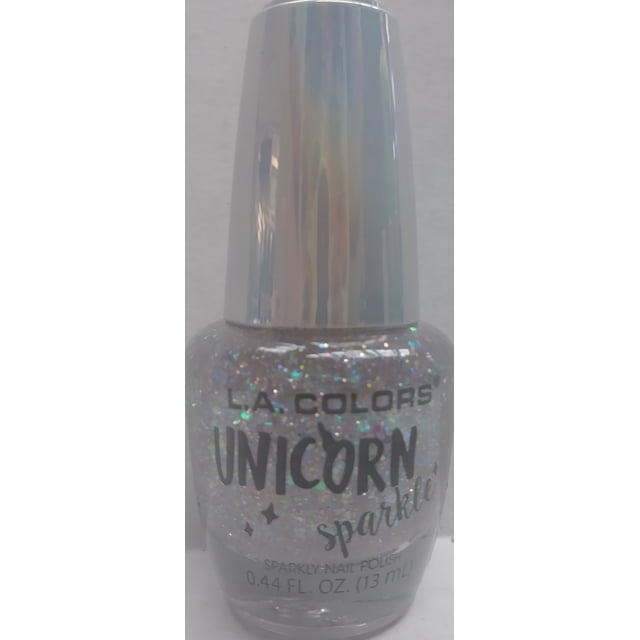 L.A. COLORS Unicorn Sparkle Nail Polish, CNL85 Unicorn Sparkle ...