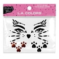 thumbnail image 1 of L.A. COLORS Wickedly Glam, Face & Body Gem Mask, Self Adhesive, Kitty Glam, 1 Sheet, 1 of 5