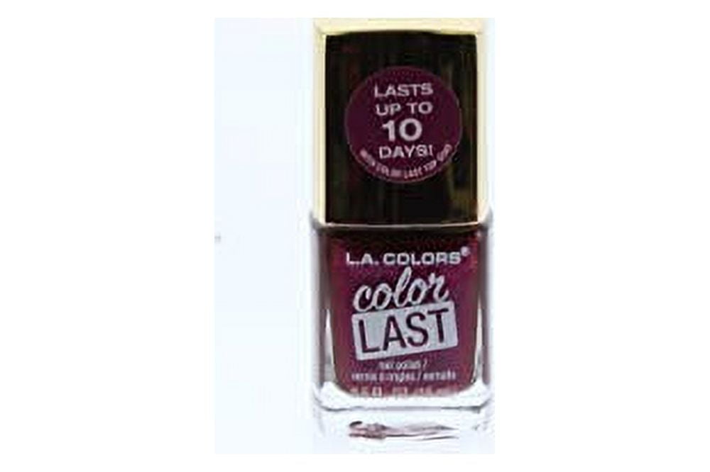 3. L.A. Colors Color Last Nail Polish with Hardener - wide 7