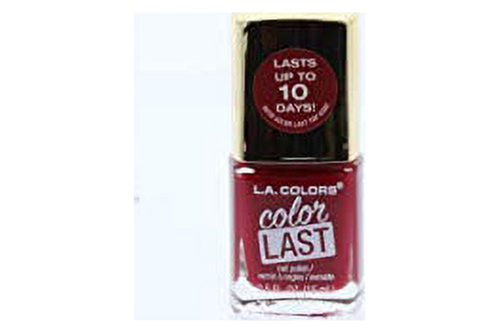 3. L.A. Colors Color Last Nail Polish with Hardener - wide 10