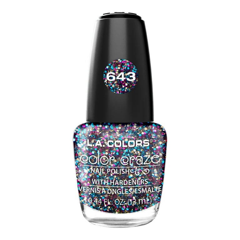 L.A. Colors Craze Nail Polish, Wonderland, 0.44 fl oz, Long