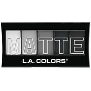 L.A. Colors Matte Eyeshadow Palette, Black Lace