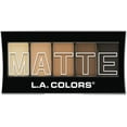 thumbnail image 1 of L.A. Colors Matte Eyeshadow Palette, Brown Tweed, 1 of 4