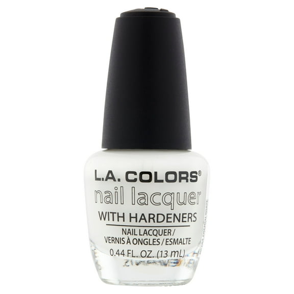 L.A. Colors NP164 French White Nail Lacquer, 0.44 fl oz