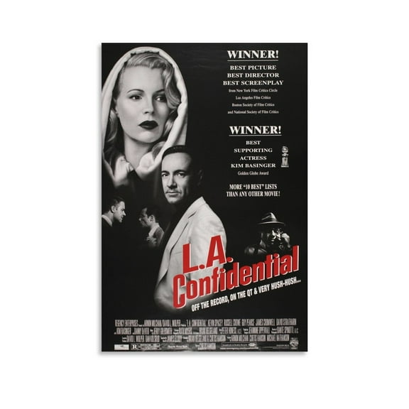 L.A. Confidential Classic Movie Poster Wall Art Poster Gifts Bedroom Prints Home Decor Hanging Picture Canvas Painting Posters 12x18inch(30x45cm)