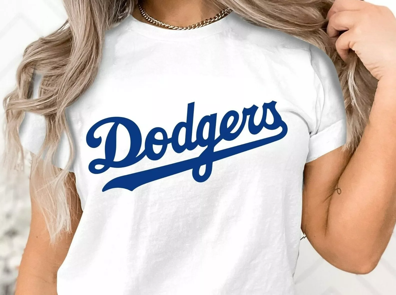 L.A. Dodgers Shirt, Baseball Game Day Gear, Ladies Baseball Gift
