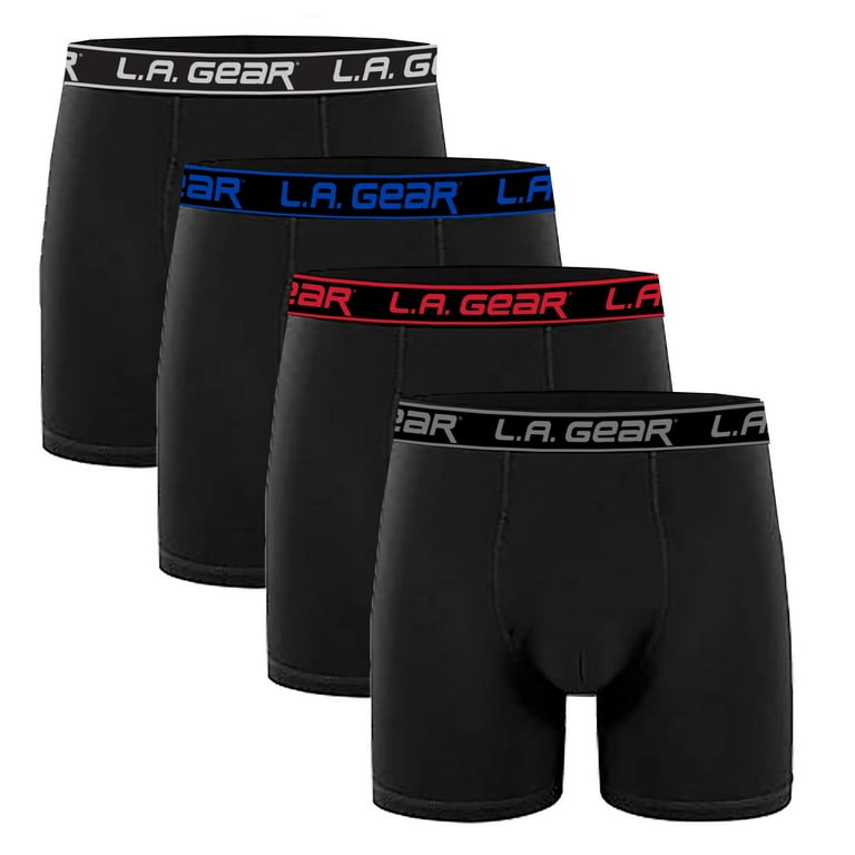 STRETCH PERFORMANCE BOXER BRIEFS, 4-PACK