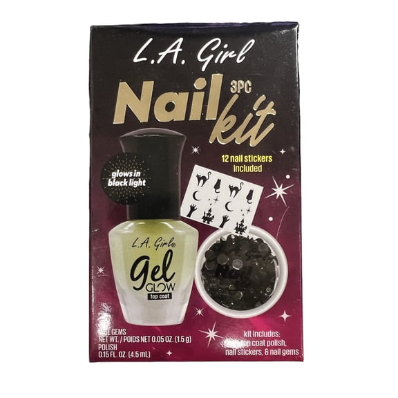 L.A. Girl 3 Piece Nail Kit, G97898 Mystical