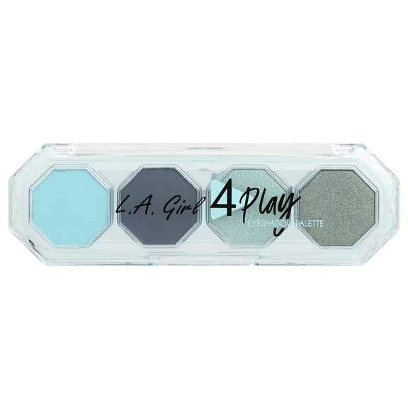 L.A. Girl 4 Play Eyeshadow Palette, GES231 All Nighter, 0.11 oz (3.2 g)