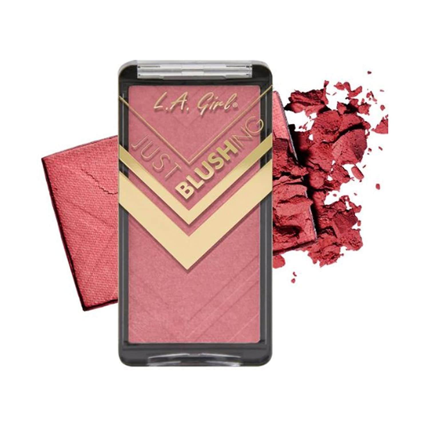 L.A. Girl Just Blushing Powder Blush 'Just Love' – Hochpigmentiert, Für Strahlende Wangen